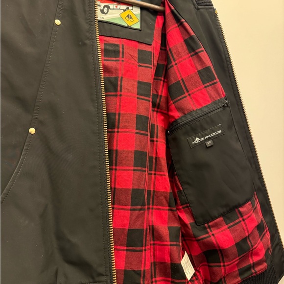 Vintage Moose Knuckles Leather Trim Bomber Jacket - Picture 2 of 3